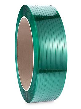 Polyester Strapping - Green, 7/16" x .024" x 9,000' S-6483