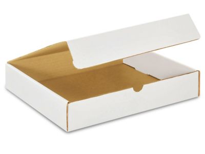 11 3/4 x 10 3/4 x 2 1/4" White Literature Mailers S-650