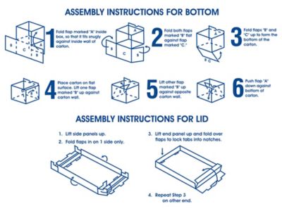Economy Storage File Box with Lid - 15 x 12 x 10