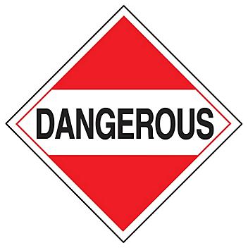 D.O.T. Placard - "Dangerous"
