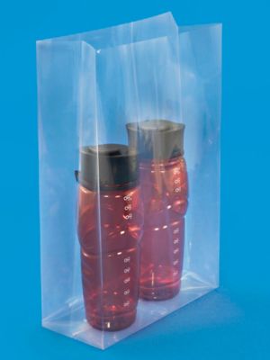 8 x 4 x 16" 2 Mil Gusseted Poly Bags S-6548