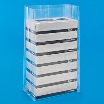 10 x 6 x 20" 2 Mil Gusseted Poly Bags S-6551