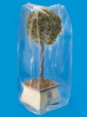 12 x 12 x 36" 2 Mil Gusseted Poly Bags S-6554