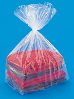 16 x 10 x 32" 2 Mil Gusseted Poly Bags S-6555