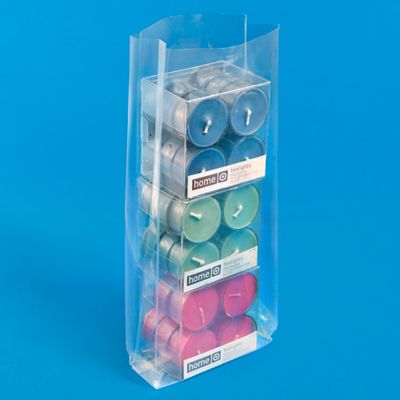 5 x 2 x 12" 3 Mil Gusseted Poly Bags S-6558
