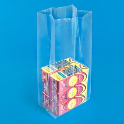 6 x 4 x 15" 3 Mil Gusseted Poly Bags S-6561