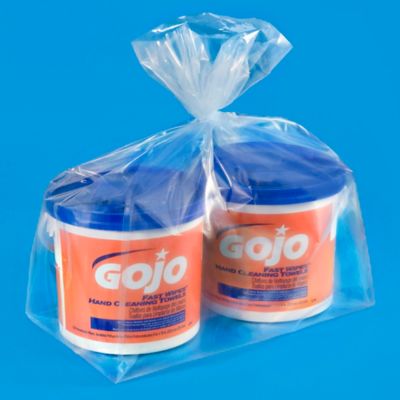 15 x 9 x 24" 3 Mil Gusseted Poly Bags S-6564
