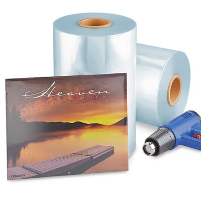 Uline PVC Shrink Film Roll - 75 gauge, 14" x 2,000' S-6574