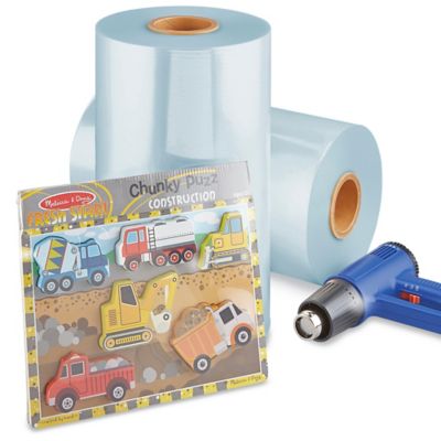 Uline PVC Shrink Film Roll - 75 gauge, 16" x 2,000' S-6575