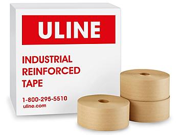 Uline Industrial Reinforced Kraft Tape - 3" x 600' S-6582