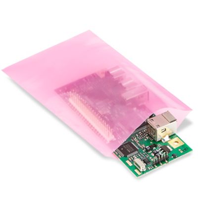 Anti-Static Bubble Bags, Pink Bubble Wrap Bags in Stock - ULINE