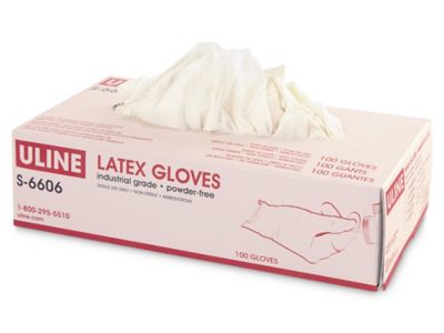 Catastrofe Nieuwe betekenis gevoeligheid Uline Industrial Latex Gloves - Powder-Free, 5 Mil, Large S-6606L - Uline