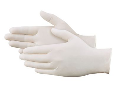 Uline Industrial Latex Gloves - Powder-Free, 5 Mil, Small S-6606S