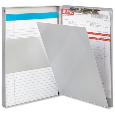 Aluminum Clipboard - Side Opening, Letter S-6617 - Uline