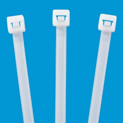 Nylon Natural Cable Ties - 24", 80 lb S-6619