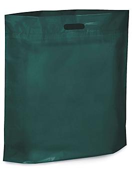 Die Cut Handle Bags - 20 x 20 x 5", Green S-6639G