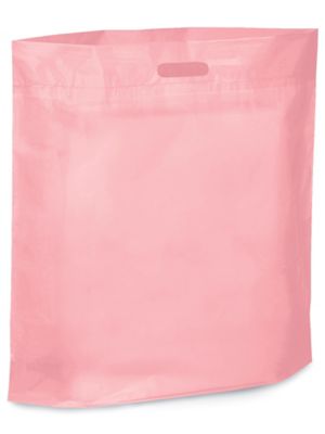 Die Cut Handle Bags - 20 x 20 x 5", Pink S-6639PK