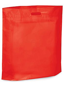 Die Cut Handle Bags - 20 x 20 x 5", Red S-6639R