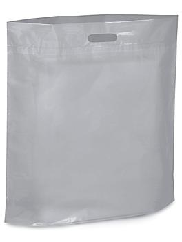 Die Cut Handle Bags - 20 x 20 x 5", Silver S-6639SIL