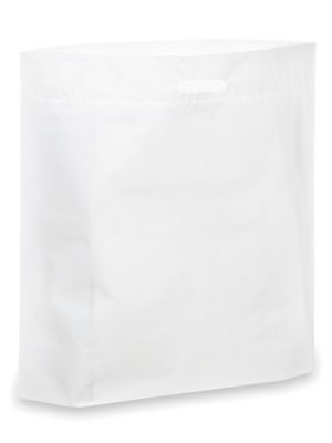 Die Cut Handle Bags - 20 x 20 x 5", White S-6639W