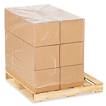 36 x 24 x 43" 2 Mil Clear Pallet Covers S-6646