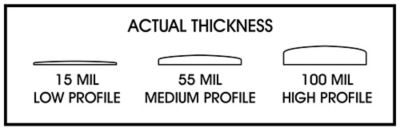 Glue Dots: Actual Thickness