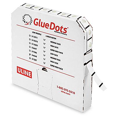 Glue Dots - 1/2, Low Profile, High Tack S-6648 - Uline