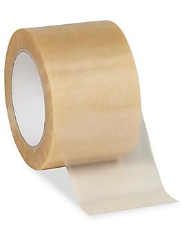 PVC Carton Sealing Tape - 2.2 Mil, 3" x 110 yds, Clear S-664