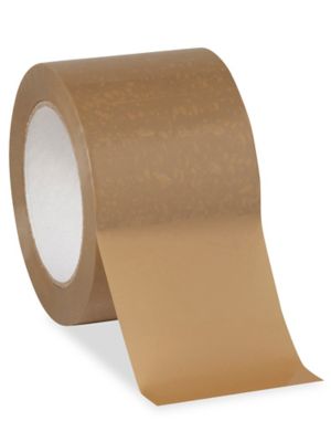 Natural Rubber Adhesive Tape - PVC, 3" x 110 yds, 2.0 Mil, Tan S-665