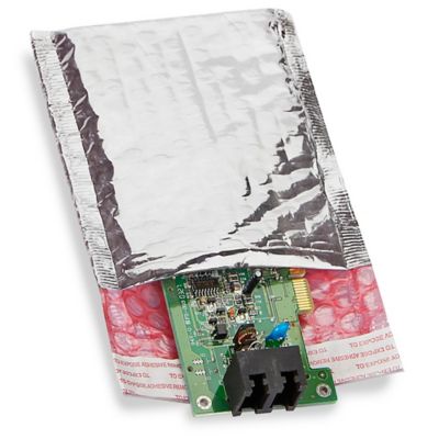 Static Shielding Bubble Bags - Self-Seal, 4 x 5" S-6660