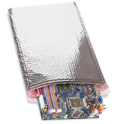 Static Shielding Bubble Bags - Self-Seal, 12 x 17" S-6662