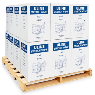 Uline Stretch Wrap Skid Lot - Cast, 70 gauge, 18" x 1,500' S-6671