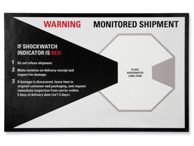 ShockWatch&reg; Companion Labels S-6691