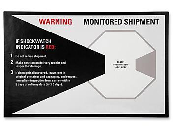 ShockWatch&reg; Companion Labels S-6691