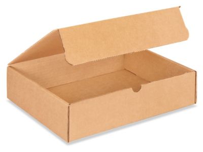 12 1/8 x 9 1/4 x 3" Kraft Literature Mailers S-6713