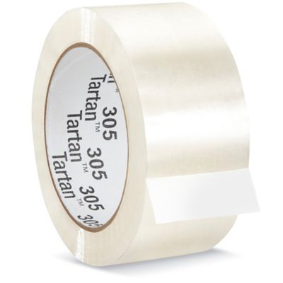 3M 305 Carton Sealing Tape - 2 x 110 yds, Clear S-6725 - Uline