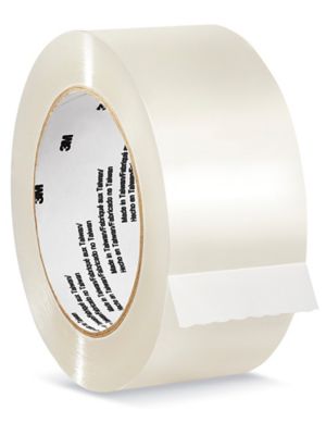 3M 351 Carton Sealing Tape - Clear, 2 x 55 yds S-10166 - Uline