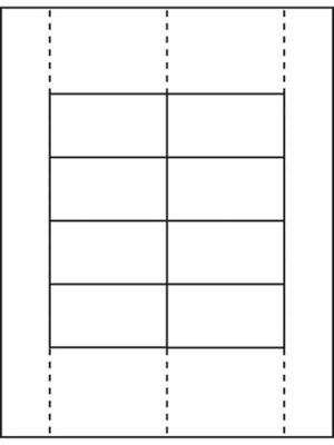  Insert Cards - 2 x 3"