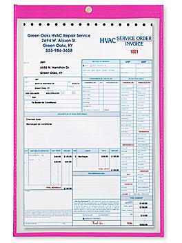Job Ticket Holders - 11 x 17", Purple S-6766PUR