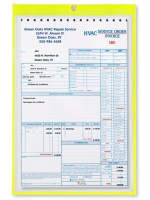 Job Ticket Holders - 11 x 17