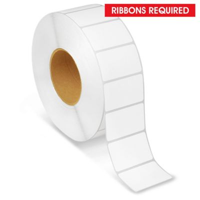 Industrial Thermal Transfer Labels - 2 1/2 x 1 1/2", Ribbons Required S-6786