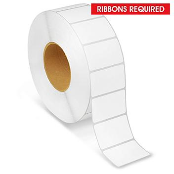 Industrial Thermal Transfer Labels - 2 1/2 x 1 1/2", Ribbons Required S-6786
