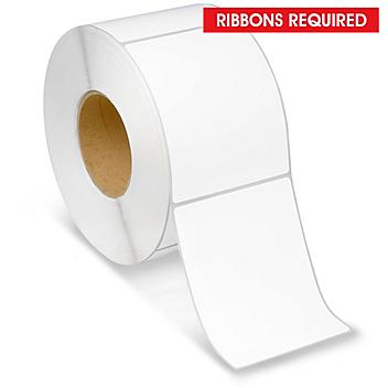 Industrial Thermal Transfer Labels - 4 x 5", Ribbons Required S-6790