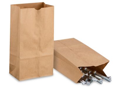 Hardware Paper Bags - 6 x 3 5/8 x 11 , #6 S-6912 - Uline