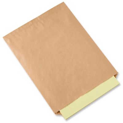 Kraft Paper Shopping Bags - 8 x 4 1/2 x 10 1/4, Cub S-7098 - Uline