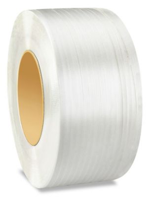 8 x 8" Core Machine Strapping - 1/2" x .020" x 9,800', Clear S-6922
