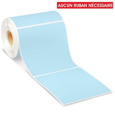 Desktop Direct Thermal Labels - Blue, 4 x 4" S-6928BLU