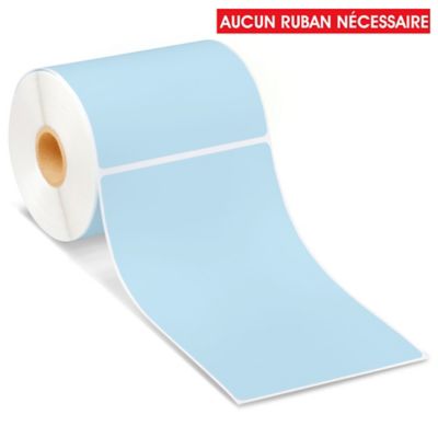 Desktop Direct Thermal Labels - Blue, 4 x 6 1/2" S-6929BLU