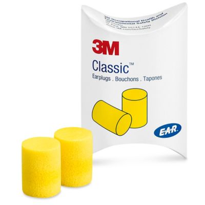 3M™ Tapones Auditivos de Espuma 1100, Sin Cordón, 1000 Pares/Caja