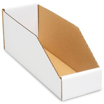 Cajas de 2 Piezas para Ropa - 12 x 12 x 4, Blancas Brillosas, 31 x 31 x 10  cm S-10614 - Uline